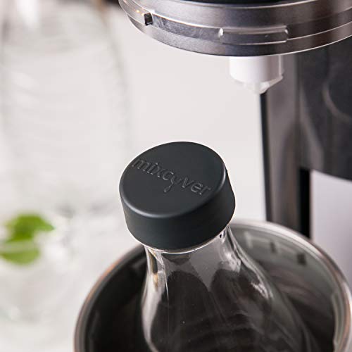 mixcover Vervangend deksel geschikt voor SodaStream glazen flessen (glazen flessen).