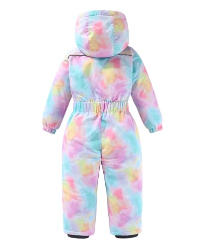 Image of Hiheart Boys Girls One Piece Snowsuit Waterproof Ski Snowboard Coverall