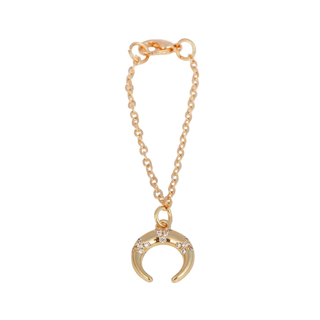 Crazyify Gold Half Moon Chain Watch Charm Adjustable Wrist Watch Charm for Women & Girls Jewellery for Gift (B0BW8XNJBR) Amazon Price History, Amazon Price Tracker