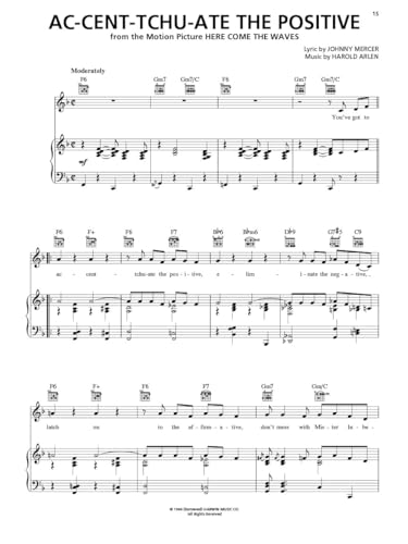 The Great American Songbook - Piano Vocal and Guitar Sheet Music Collection | 100 Jazz and Broadway Standards for Intermediate and Advanced Players | Classic Songbook for Students and Performers - Image 4
