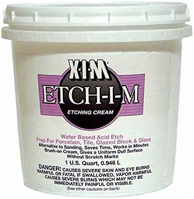 1 qt XIM Products 44082 XIM, Etch-l-M Porcelain Etching Cream