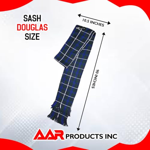 Image of AAR Womens Tartan Clan Sashes Ladies Brooch Scottish Highland - 90 x 10.5 Inches