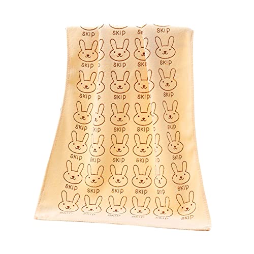 Haloppe Toalla de baño adorable transpirable para bebé, compatible con toallitas amarillas, 25 cm x 25 cm