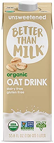 Better Than Milk Organic Oat Drink, Vegan, 33.8 Fl. Oz., 6Count