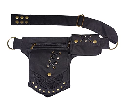 Larswon Renaissance Tasche Beintasche für Frauen Renaissance Gürtel...