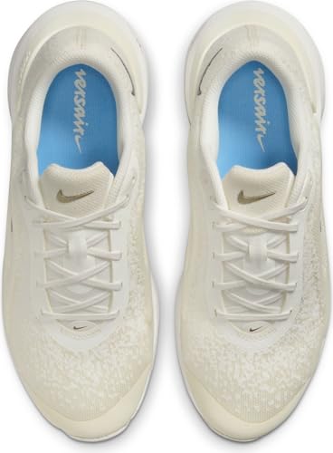 Nike Versair Women's Workout Shoes (DZ3547-105, Coconut Milk/Sail/Gum Light Brown/Iron Grey) Size 9.54
