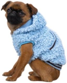 Casual Canine Polyester Snowbaby Dog Hoodie, Medium, 16-Inch, Blue