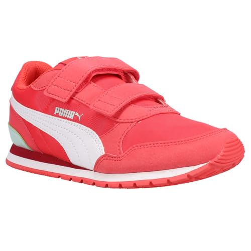 PUMA PUMA ST Runner v2 NL V PS Sneaker, Paradise Pink White-Eggshell Blue, 3.5 US Unisex Little Kid