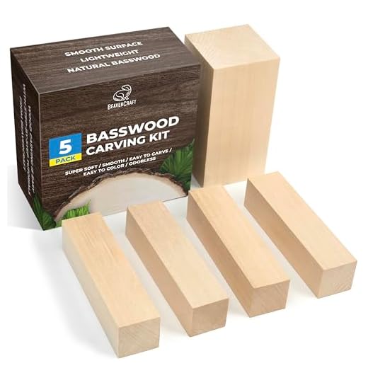 BeaverCraft BW1 - Blocchi di tiglio per intaglio