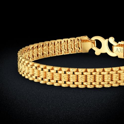 Image of Joyalukkas 22k (916) Purity | BIS Certified | Sleek Simplicity Gold Bracelet For Men