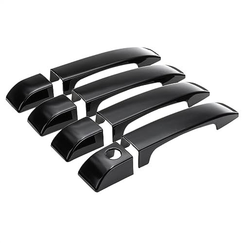 Garnitures de poignées noires de porte pour Vogue L322 style extérieur