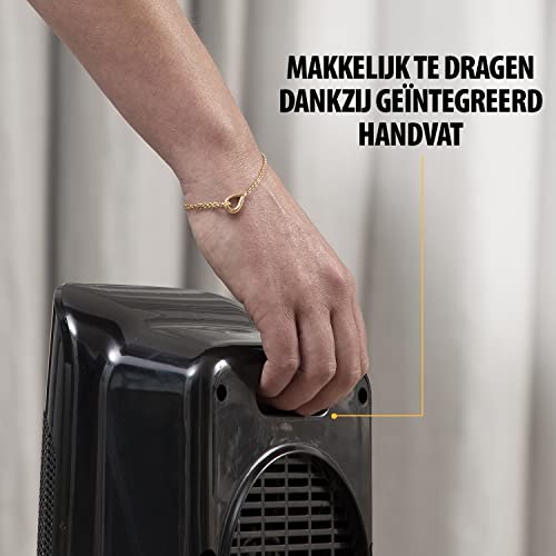 TRISTAR elektrische kachel KA5074 Keramische ventilatorkachel LED display Draaifunctie en Timer Geschikt voor verwarmen van 20m² Zwart Elektrische verwarming - Afbeelding 8