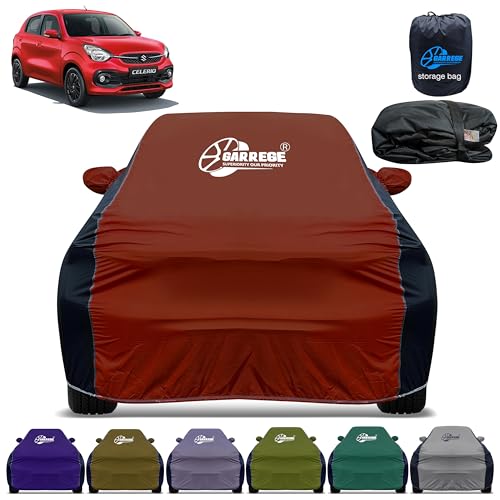 Image of Car Cover for Maruti Celerio All-Weather & Scratch Protection with Mirror & Antenna Pockets | Washable Fabric | Custom Fit | Premium Multicolor | We Send Any One Color from Showing Image