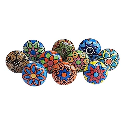 Royal Kraft Vintage Hand Painted Pull Knobs Set Cover