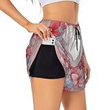 Photo Gallery bskgohp romantico cuore stampa donna allenamento sport corsa pista corto con elastico e tasche, nero, s Photo Gallery bskgohp romantico cuore stampa donna allenamento sport corsa pista corto con elastico e tasche, nero, s