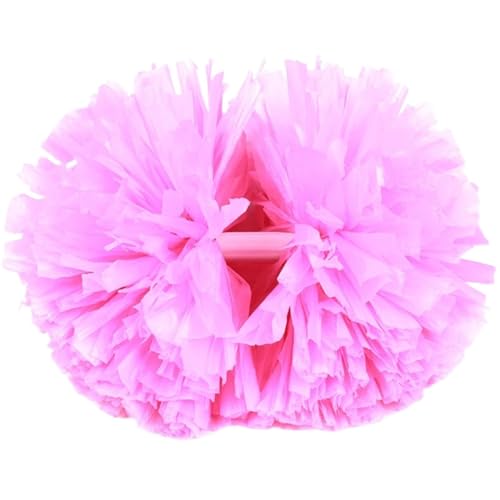 4 pezzi Pompon da cheerleader, fiori da mano Pompon da cheerleader for sport, festa di ballo e ballo per Ballare, Cheerleading(Color 1)