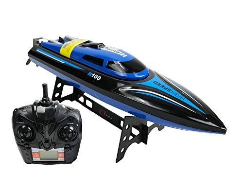 efaso H100 RC Boot ferngesteuertes Rennboot Racing Boot 2,4 GHz für Seen und Pools High Speed 25km/h schnell Bootsspielzeug