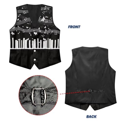 Mens Casual Business Suit Vest V Neck 4 Button Lightweight Formal Slim Fit Plus Size Vest Waistcoat Jacket S-4XL4