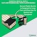 Essential Medical Supply Cotton Blend Walking Gait and Standing Belt with Secure Plastic Buckle, 54 Inch Length - Perfect for Elderly and Patients Requiring Assistance with Transfers