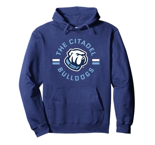 Citadel Bulldogs Arch Over Icon Circle - The Citadel Pullover Hoodie