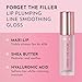 Lawless Women's Forget The Filler Lip Plumper Line Gloss, Lavender Sorbet, Pink, 0.11 Fl Oz (Pack of 1)