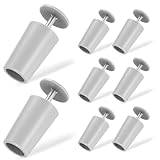 8 Stück Rolladen Stopper 44mm, Rolladenstopper Grau, Anschlagpuffer Kunststoff, Anschlagstopper für Rollladen Stopper, Rolladen-Stoppers für Fenster Rolladenpanzer Lamellen Aussen Ersatzteile