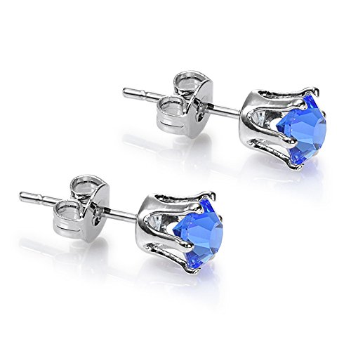 RIZILIA Perno Orecchini Traforati con Taglio