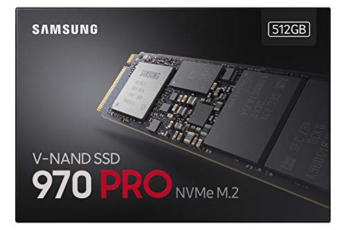 Samsung 970 PRO 512GB PCIe NVMe M.2 (2280) Internal Solid State Drive (SSD) (MZ-V7P512)
