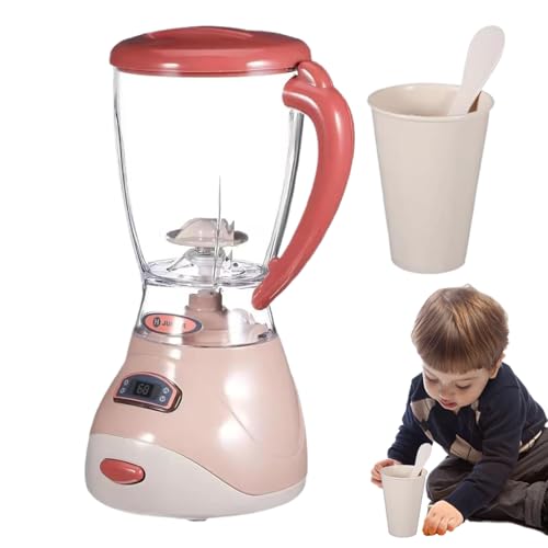 Máquina licuadora para niños: juego de cocina de simulación, juguete de cocina realista, actividad de sonido inmersiva, herramienta educativa de juego de roles | Parque en el patio de casa de estudian
