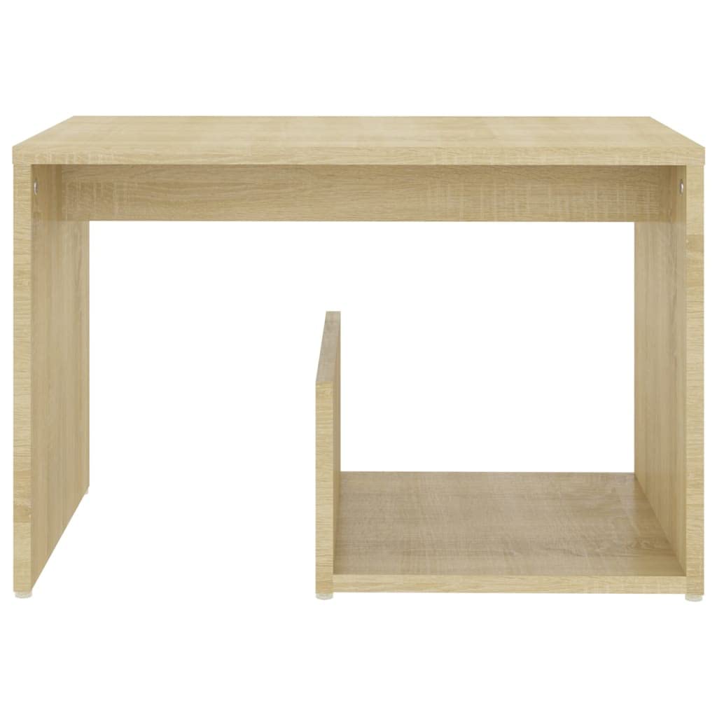 vidaXL Mesa Auxiliar de Madera contrachapada Roble Sonoma 59x36x38 cm
