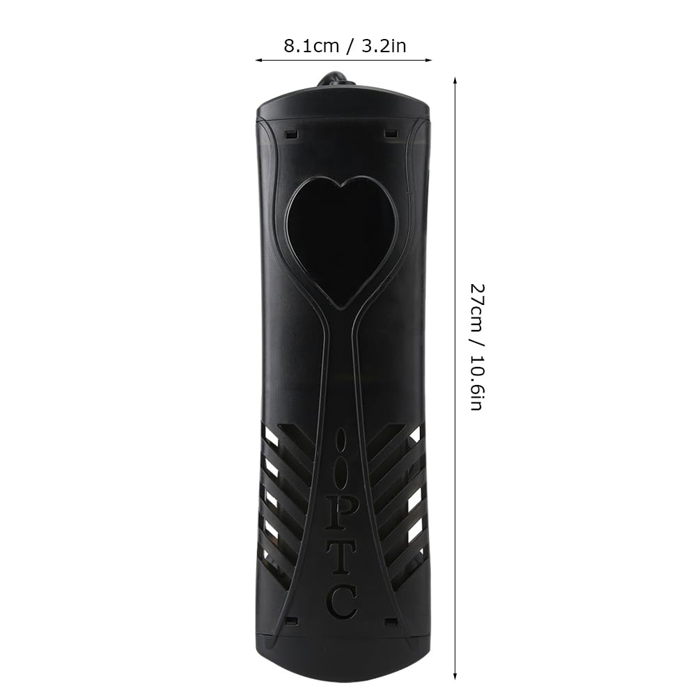 Calentador de Acuario, Temperatura Ajustable, Apagado Automático, Pantalla LED, Calentador Digital de Pecera PTC, Varilla de Calentamiento de Acuario con Ventosa (1000W)