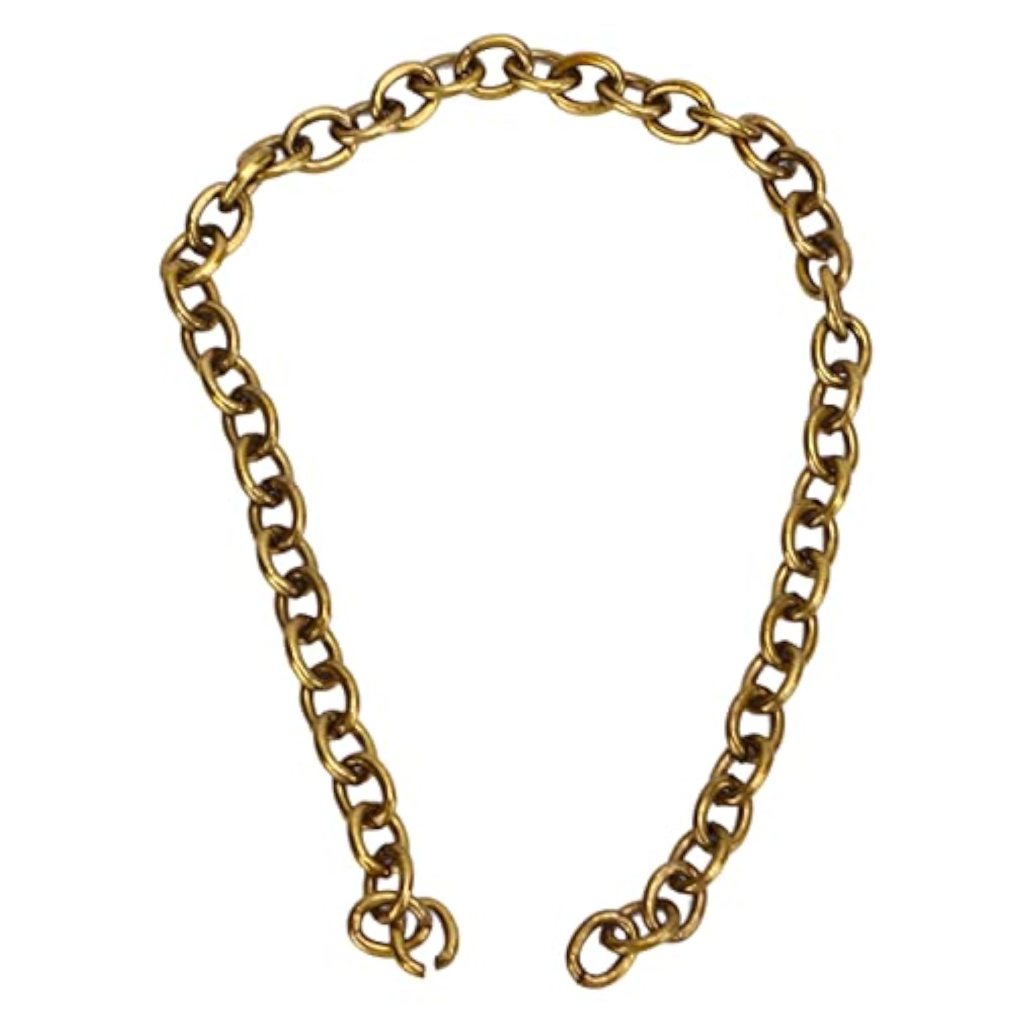 Twisted Links Curb Chain for Necklace Making, Copper