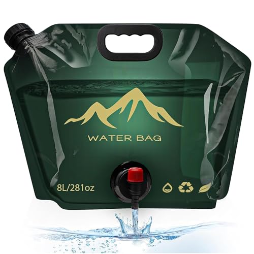 Vivue 8 Liter Collapsible Emergency Water Storage Bag with Tap fo...