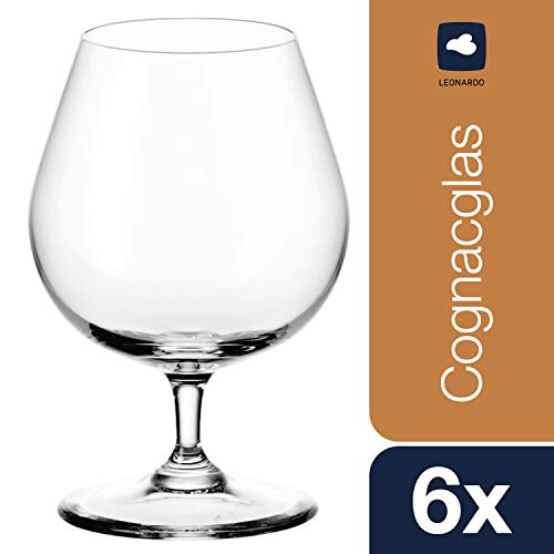 Cognacgläser Leonardo Ciao+ 6er Set – spülmaschinenfest und robust