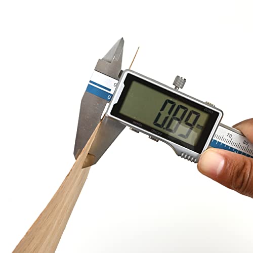 Kontrasti Eichenfurnier Stärke ca. 1 mm x 4 Blatt | Rohholz | Geeignet für: Modellbau, Möbel, Reparaturarbeiten, Restauration, Basteln, Basteln, Holzleisten und Handwerk