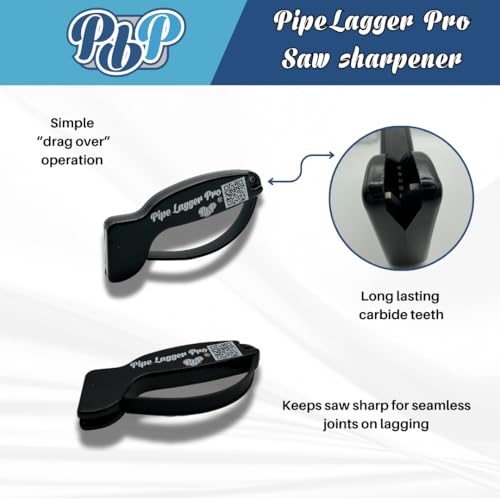 PBP PipeLagger Pro Pipe Insulation Saw with Guard and Free Sharpener, Black - Image 4