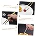 Imagen de Cabilock 2 juegos Palillos Coreanos Huecos y Cucharas Planas de Acero Inoxidable Reutilizables Diseño Ergonómico para Sushi Ramen y Uso Diario Vajilla Asiática