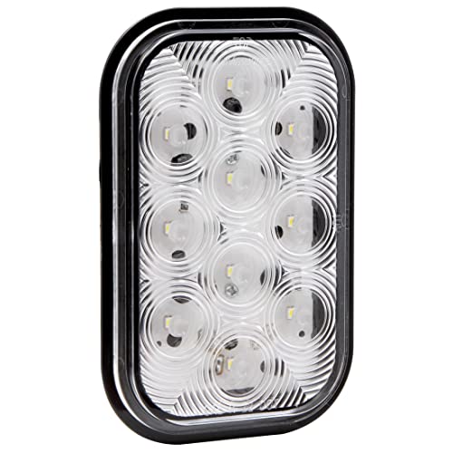Maxxima Rectangular White Back Up - 10 LED miniatura 3