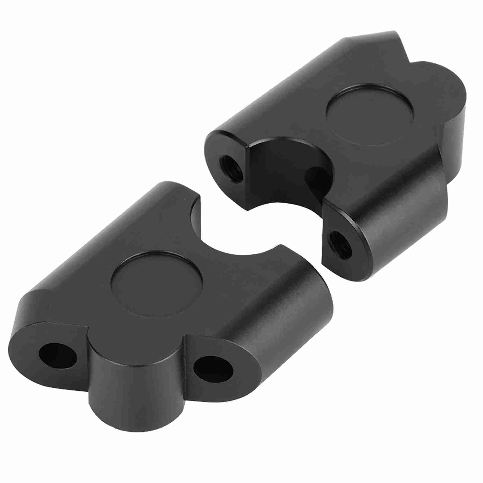 Podniesienie kierownicy motocykla 22 mm, Riser kierownicy motocykla, podnoszenie kierownicy motocykla, uniwersalny uchwyt na kierownicę 22 mm, zestaw 2 sztuk (czarny), Podnośny uchwyt 35mm
