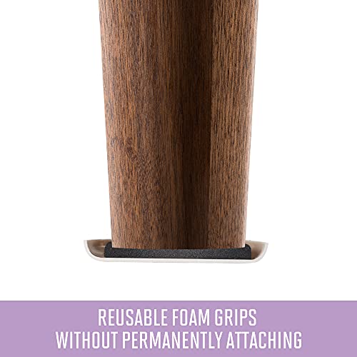 Super Sliders 3 1/2" Round Reusable Furniture Sliders For Carpet - Effortless Moving And Surface Protection, Beige (16 Pack) #TOP5