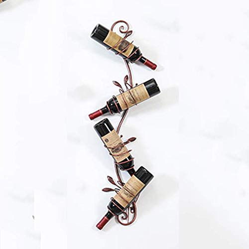 Soporte para vinos de hierro forjado para pared miniatura 1