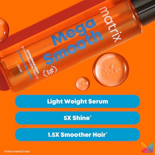 Matrix Mega Smooth Shampoo, Conditioner & Serum Combo (200ml) - Image 5