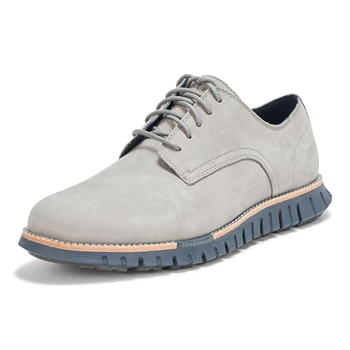 Cole Haan Men's Zerogrand Remastered Plain Toe Oxfords, SEA Stone NBK/Lava, 10.5
