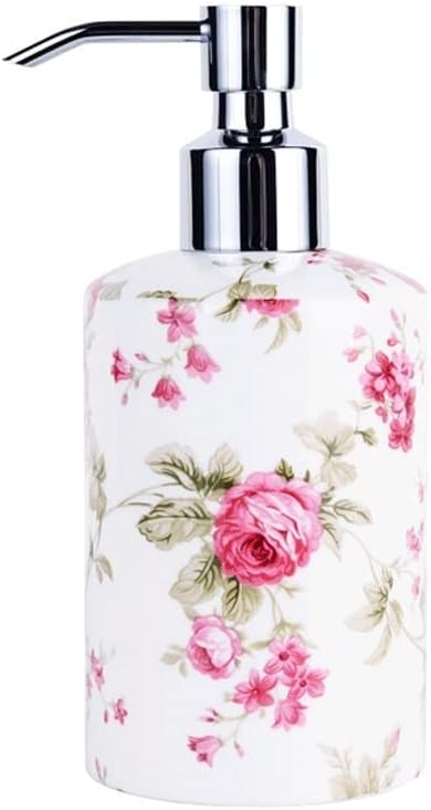 CHICKEN Handsoaps Dispenser Ceramic Hand Sanitizer Bottle Hand Sanitizer Dispenser Bathroom Soap Dispenser Kitchen Soap Dispenser (12.67oz) Kitchen Soap Dispenser