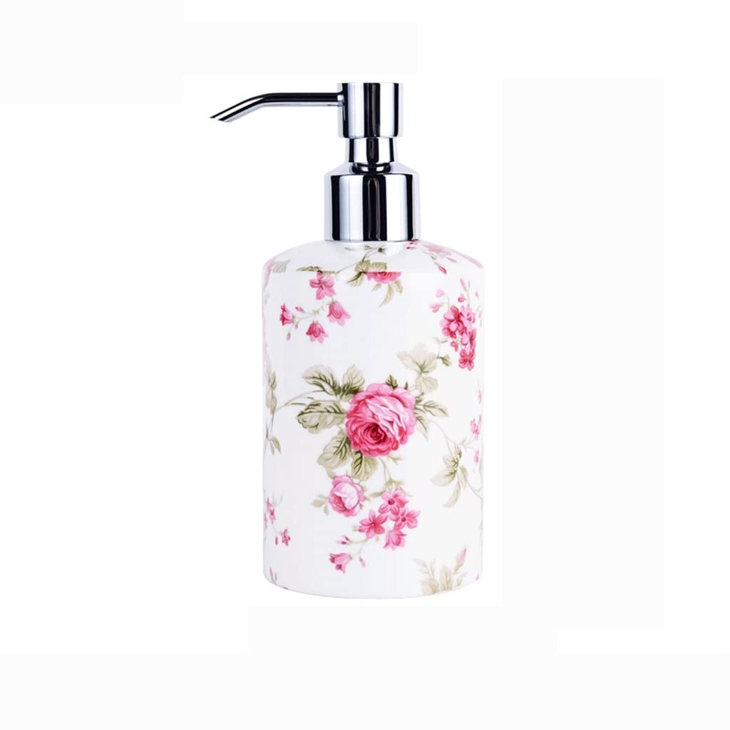 Kitchen Soap Dispenser Ceramic Hand Sanitizer Bottle Hand Sanitizer Dispenser Bathroom Soap Dispenser Kitchen Soap Dispenser (12.67oz) Handsoaps Dispenser