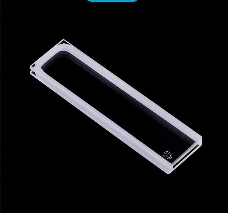 Celdas de absorción de cuarzo Cubeta de cuarzo de 1 mm (celda de muestra líquida) 350 ul for tecnología de sinterización de frita de espectrofotómetro 2/PK