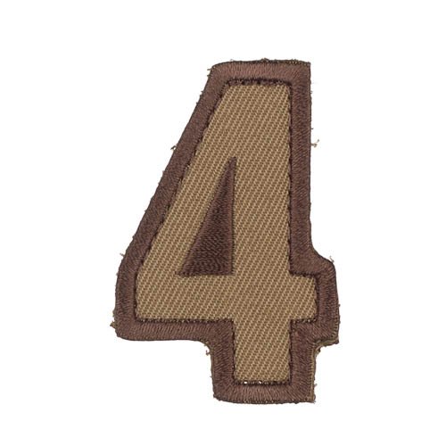 Mil-Spec Monkey Patch - Tac Numbers - Desert - Four