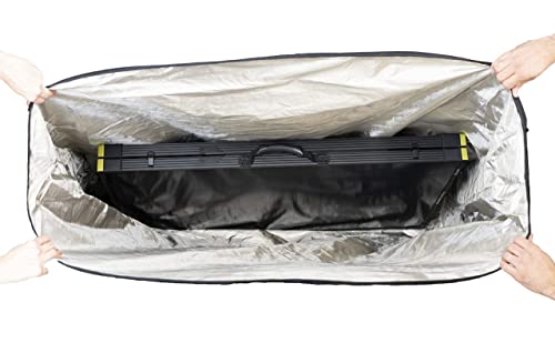 Mission Darkness Eclipse Faraday Bag For Solar Panels & Extra-Large Electronics. Military-Grade Rf Shielding Case Designed For Emp/Cme Protection, Preppers, And Personal Security #TOP7