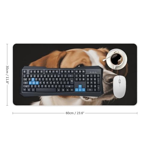 Mouse Pad grande 60x30 cm base de goma antideslizante miniatura 2