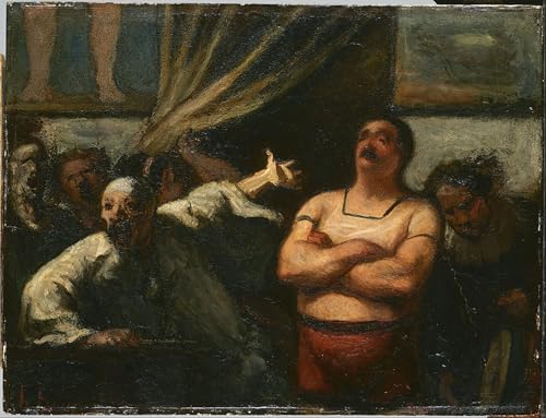 Affiche artistique L'homme fort Daumier pour habiller un mur vide de salon 60x90